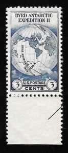733 3 cents Byrd Antarctic Stamp mint OG NH EGRADED F-VF 75