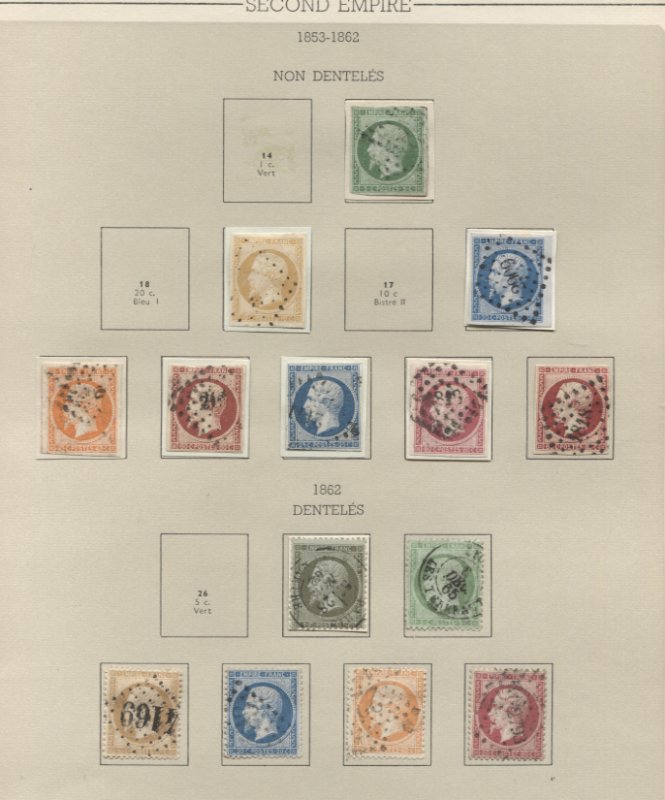 France Used CV$4500.00 Old-Time Classic Collection 1849-1900