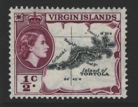 British Virgin Islands Sc#115 MH