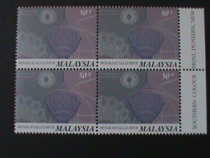 ​MALAYSIA- MENARA KUALA  LUMPUR TOWER MNH BLOCK VF  WE SHIP TO WORLDWIDE