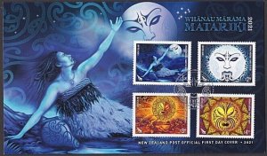 NEW ZEALAND 2021 Matariki set commem FDC..................................A1875 