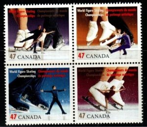 CANADA SG2068a 2001 WORLD FIGURE SKATING CHAMPIONSHIPS MNH