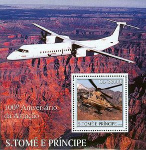 St Thomas - 2003 Military Aviation -  Stamp Souvenir Sheet ST3122