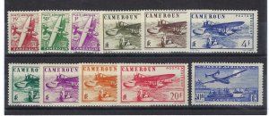 CAMEROUN #C15-25 MINT, F-VF, NH - COMPLETE SET