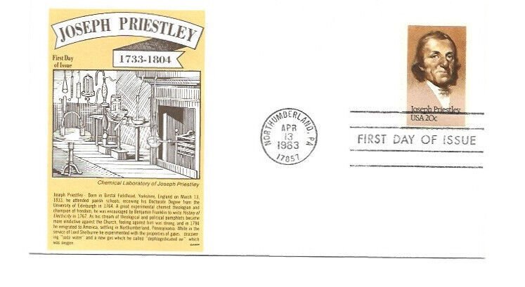 2038 Joseph Priestley, GAMM FDC