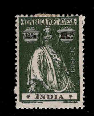 Portuguese India Scott 360 MH* Ceres 1913-1921