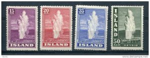 Iceland 1938 Mi 193-6 Mh Geysers Cv 90 euro