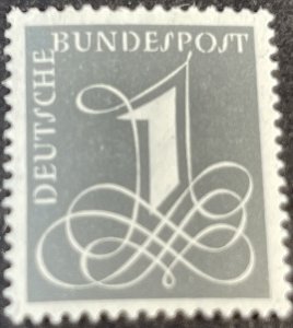 GERMANY # 737A--MINT NEVER/HINGED---SINGLE---1958