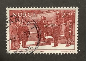 Norway 1982 Scott 805 used - 2k, Europa, King Haakon VII in 1905