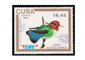 TOP GRADE SPECIAL DELIVERY EMS STAMP SET. CATALOG PRICE $95.50.  TOPIC: BIRD.