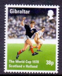 Gibraltar 1996 MNH world football championship  38p    #