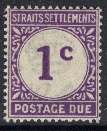 MALAYA STRAITS SETTLEMENTS SGD1 1924 1c VIOLET MTD MINT 