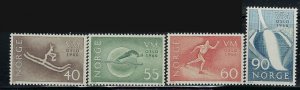 Norway 486-86 MNH 1966 Skiing