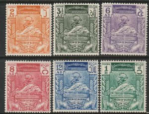 Burma Sc 116-121 complete set MLH