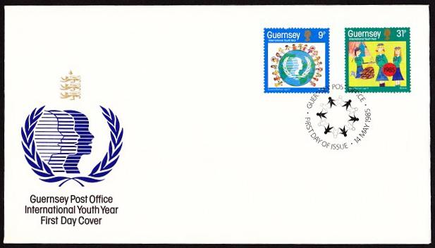 Guernsey 1985 INTERNATIONAL YOUTH YEAR/Scouting FDC