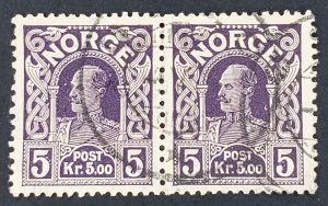 Norway, Scott #73, VF used pair