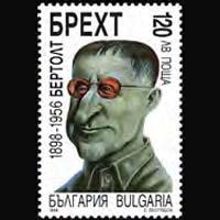 BULGARIA 1998 - Scott# 4019 Playwright Brecht Set of 1 NH