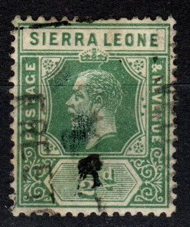 Sierra Leone #103 F-VF Used CV $3.50 (X5073)