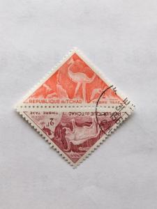 Chad – 1962 – Pair of Postage Due Stamps – SC# J27 & J28 – CTO/Hinged