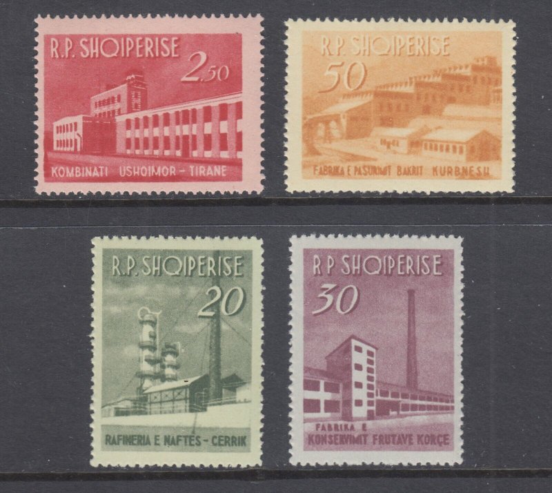 Albania Sc 697-700 MLH. 1953 Industrial Development