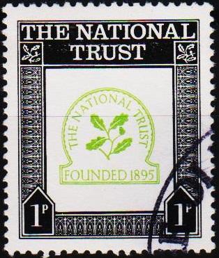 Great Britain(National Trust). Date? 1p Fine Used