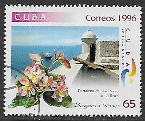 Cuba # 3762 - Begonia - unused CTO.....{Z21}