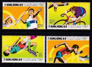 Hong Kong 634-627 Summer Olympics MNH VF