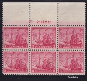 BOBPLATES US #736 Ark and Dove Bottom Plate Block F21189 VF MNH SCV=$9.5