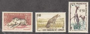 Somali Coast - 1958 - SC 271-73 - LH - Complete set