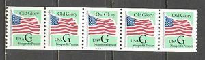 US Sc# 2893 MNH FVF 5Strip Pl# A21111 Flag