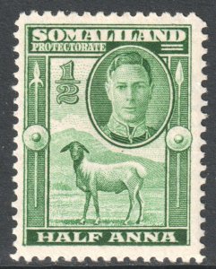 Somaliland Scott 96 - SG105, 1942 George VI 1/2a MH*