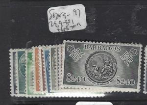 BARBADOS   (PP1910B)  QEII  SG 289-297, 299-301   MOG