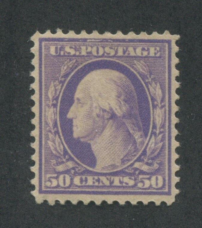 1909 US Stamp #341 50c Mint Hinged Very Fine Original Gum Regular Issue 