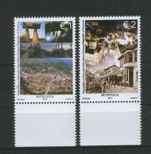 KOSOVO-MNH** SET-CITY MITROVICA-2012.