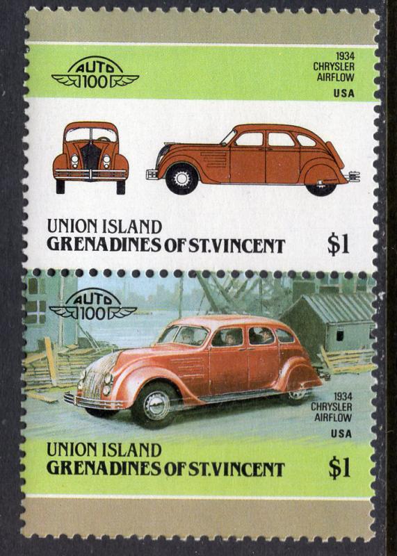 St Vincent Grenadines Union Island 175 Cars MNH VF