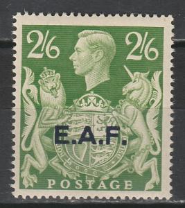 BRITISH OCCUPATION ITALIAN COLONIES EAF 1943 KGVI 2/6