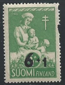 Finland #B80 6m+1m on 5m+1m Nurse and Children