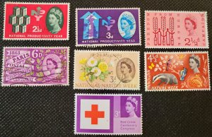 Great Britain QE II 1962-63 Issues M SCV $2.60