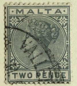 AlexStamps MALTA #10 VF Used 