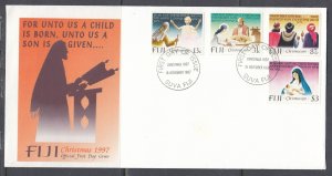 Fiji Scott 801-4 FDC - Christmas 1997