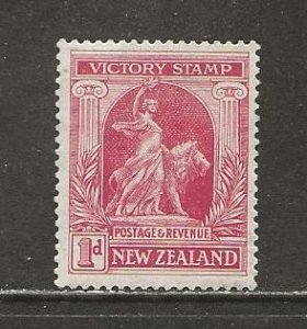 New Zealand Scott catalog # 166 Unused HR See Desc