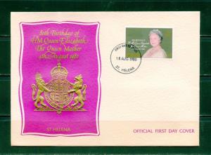 QUEEN MOTHER 80th BIRTHDAY LOT OF EIGHT 1980 FIRST DAY COVERS 