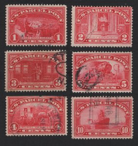 United States USED Scott Number Q1 - Q6  F-VF  #D7   - BARNEYS