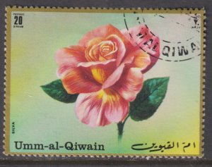 UAE Umm Al Qiwain Unlisted Silva Rose 1971