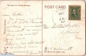 United States New Hampshire Errol 1909 4a-bar  PC  Small crease at bottom rig...