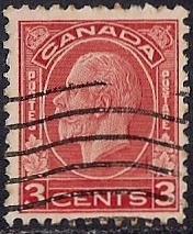 Canada #197 3 cent King George 5, Stamp used AVG