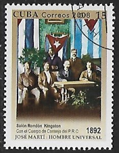 Cuba # 4801 - José Marti with Revolutionary Party - unused / CTO....{Z1}