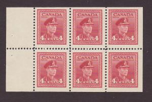 Canada 254a VF MH Complete Booklet Pane