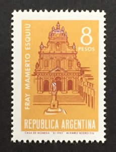 Argentina 1965 #787, Church of St. Francis, MNH.