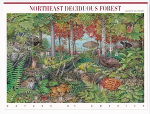 U.S.: Sc #3899, Northeast Deciduous Forest 37c, Sheet of 10, MNH (3899)